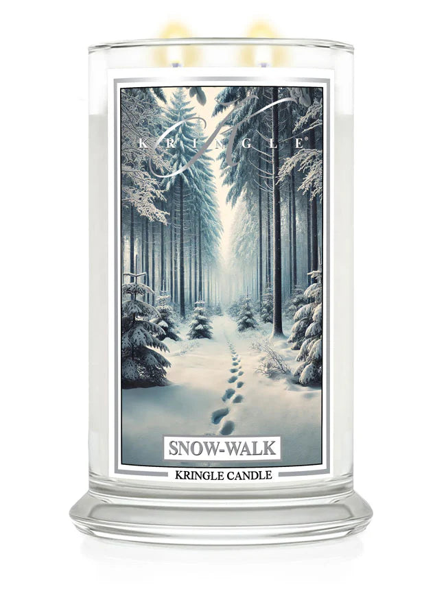 Snow-Walk Large Jar NEW! | Soy Candle - Kringle Candle Israel