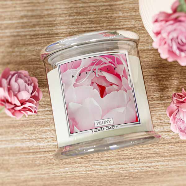 Peony XL Jar 4-Wick NEW! | Soy Candle - Kringle Candle Israel