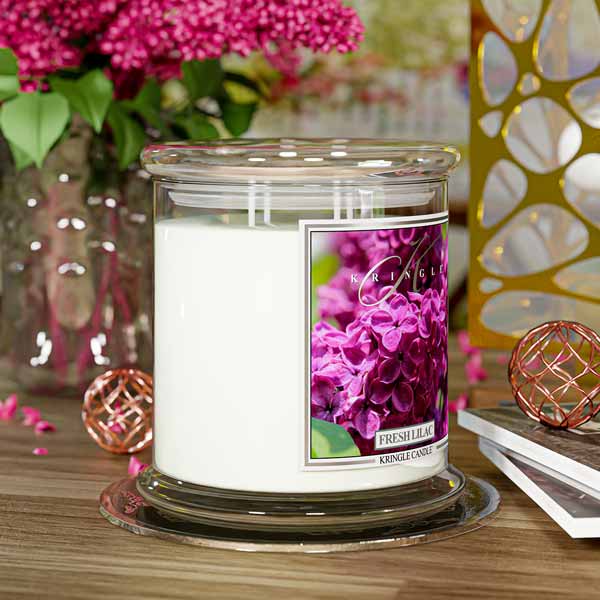 Fresh Lilac XL Jar 4-Wick NEW! | Soy Candle - Kringle Candle Israel