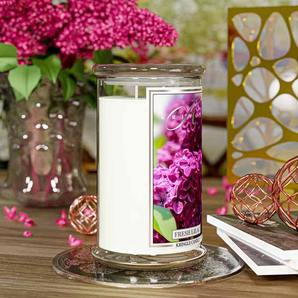 Fresh Lilac Large Jar | Soy Candle - Kringle Candle Israel