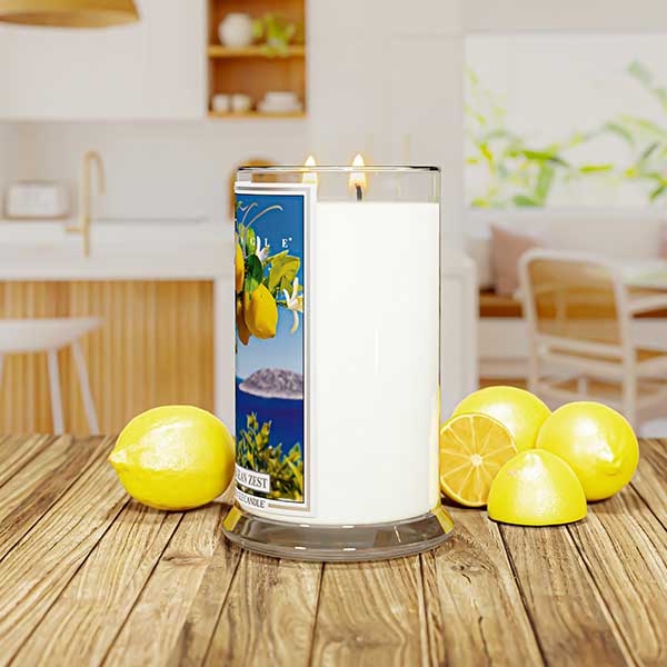 Aegean Zest Large Jar NEW! | Soy Candle - Kringle Candle Israel