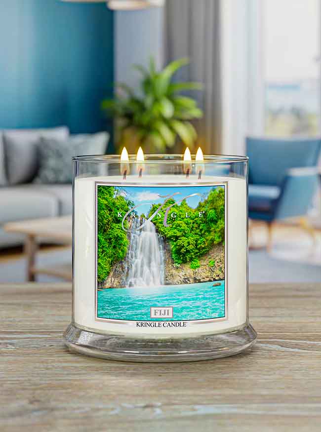 Fiji XL Jar 4-Wick NEW! | Soy Candle - Kringle Candle Israel