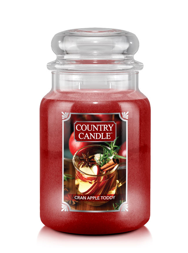 Cran Apple Toddy Large Jar | Soy Candle - Kringle Candle Israel