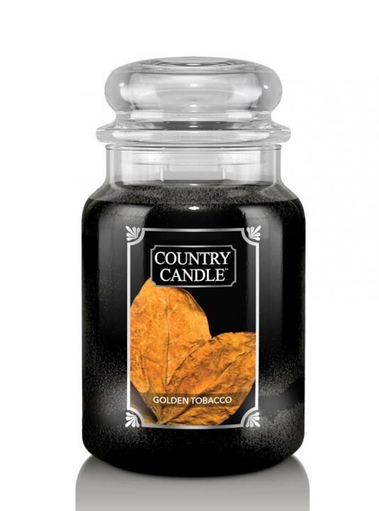 Golden Tobacco Large Jar | Soy Candle - Kringle Candle Israel