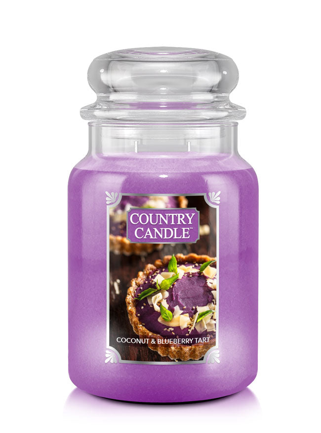Coconut & Blueberry Tart | Soy Candle - Kringle Candle Israel