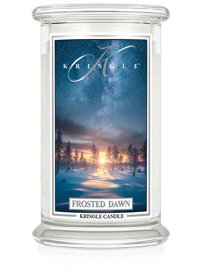 Frosted Dawn Large Jar NEW! | Soy Candle - Kringle Candle Israel