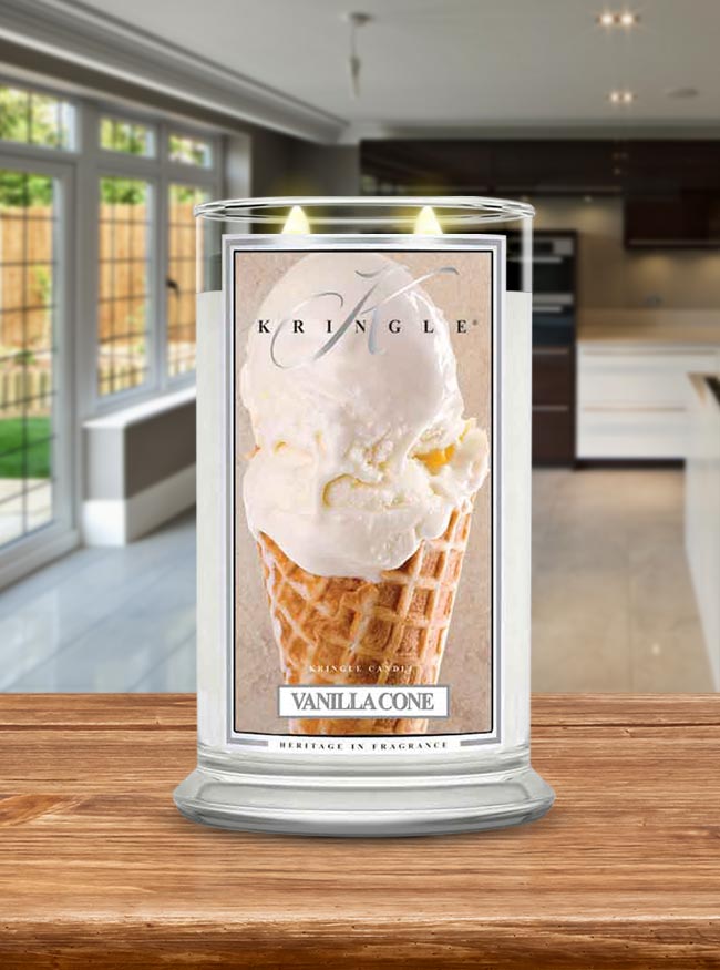 Vanilla cone I Soy Candle - Kringle Candle Israel