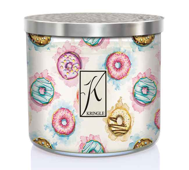 Donut Worry 3-wick | Soy Candle - Kringle Candle Israel