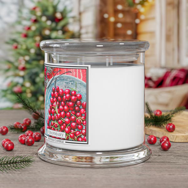 Cranmary XL Jar 4-wick NEW! | Soy Candle - Kringle Candle Israel
