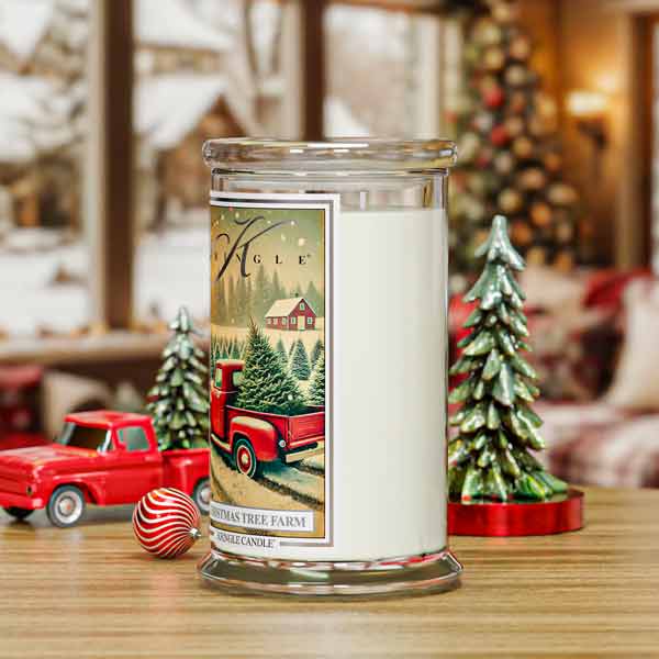 Christmas Tree Farm Large Jar NEW! | Soy candle