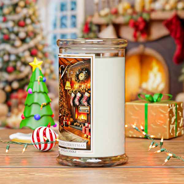 Vintage Christmas Large Jar NEW! | Soy Candle