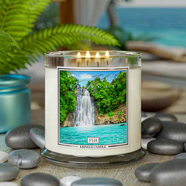 Fiji XL Jar 4-Wick NEW! | Soy Candle - Kringle Candle Israel