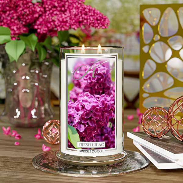 Fresh Lilac Large Jar | Soy Candle - Kringle Candle Israel