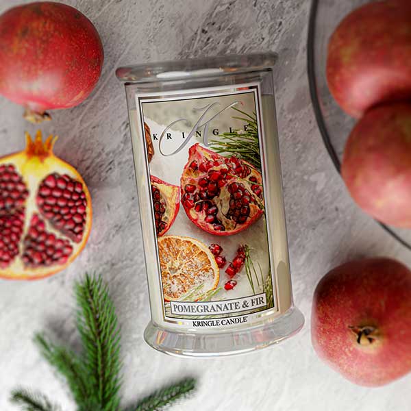 Pomegranate & Fir Large Jar NEW! | Soy Candle