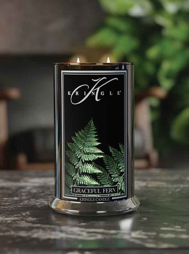 Graceful Fern Black Jar | Soy Candle