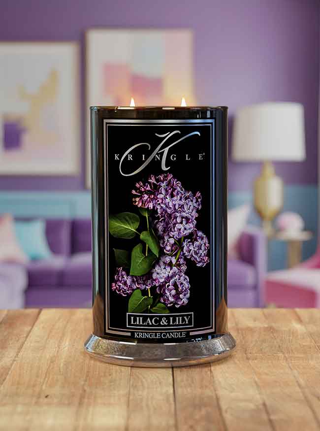 Lilac & Lily Black Jar NEW! | Soy Candle