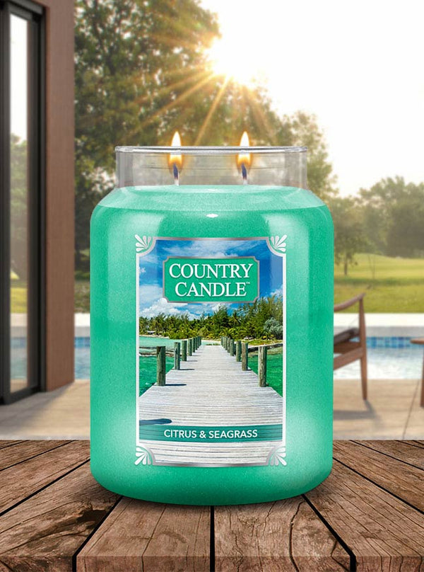Citrus & Seagrass Large Jar | Soy Candle
