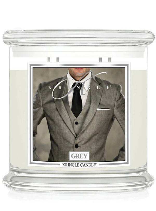 Grey XL Jar 4-Wick NEW! | Soy Candle