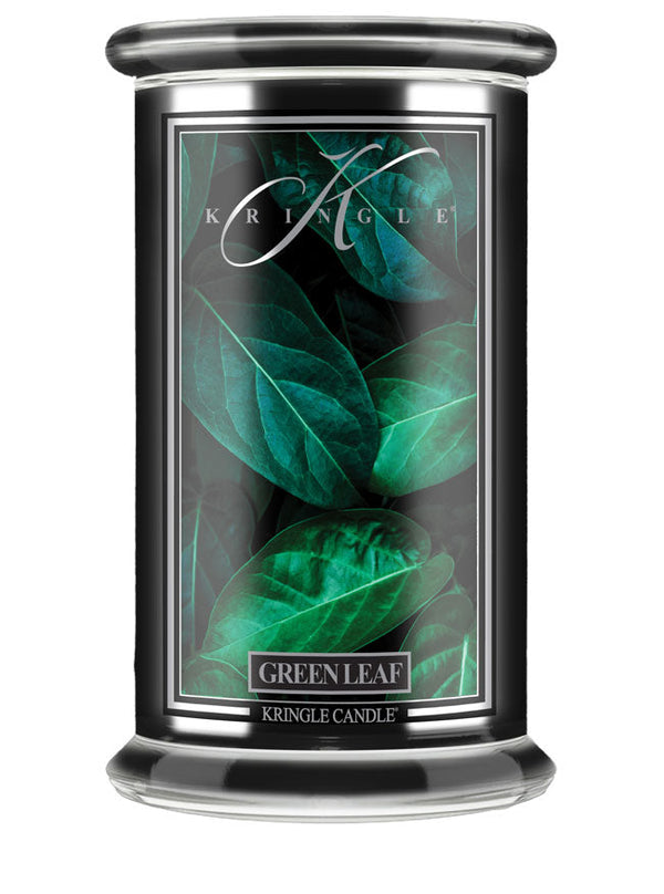 Green Leaf Black Jar | Soy Candle