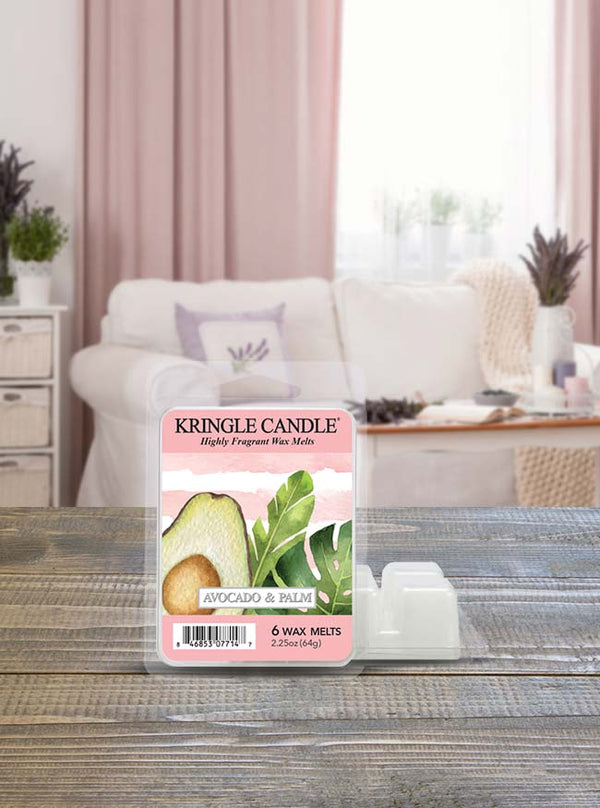 Avocado & Palm | Wax Melt - Kringle Candle Israel
