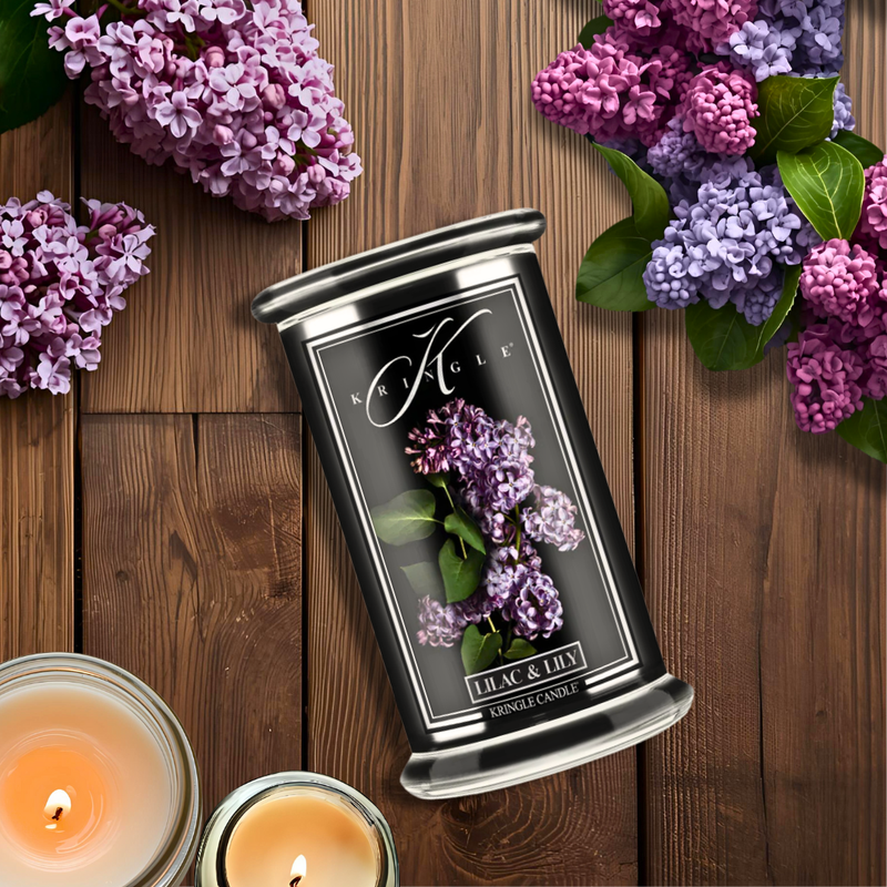 Lilac & Lily Black Jar NEW! | Soy Candle