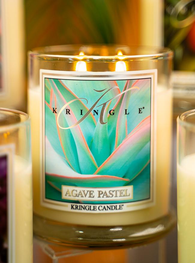 Agave Pastel Medium Classic Jar | Soy Candle - Kringle Candle Israel