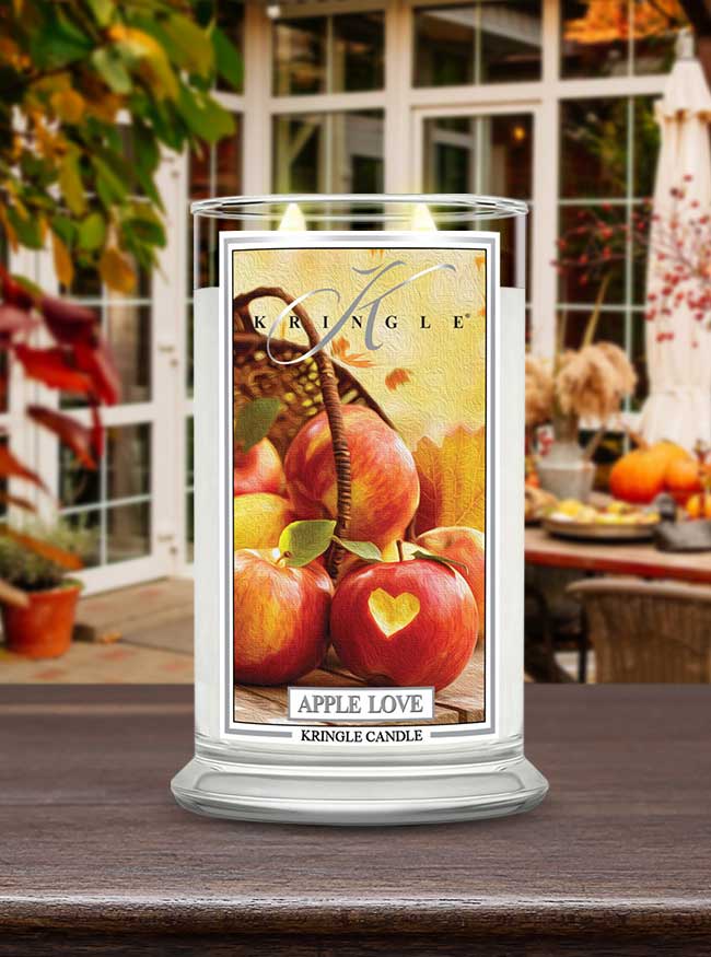 Apple Love NEW! | Soy Candle - Kringle Candle Israel