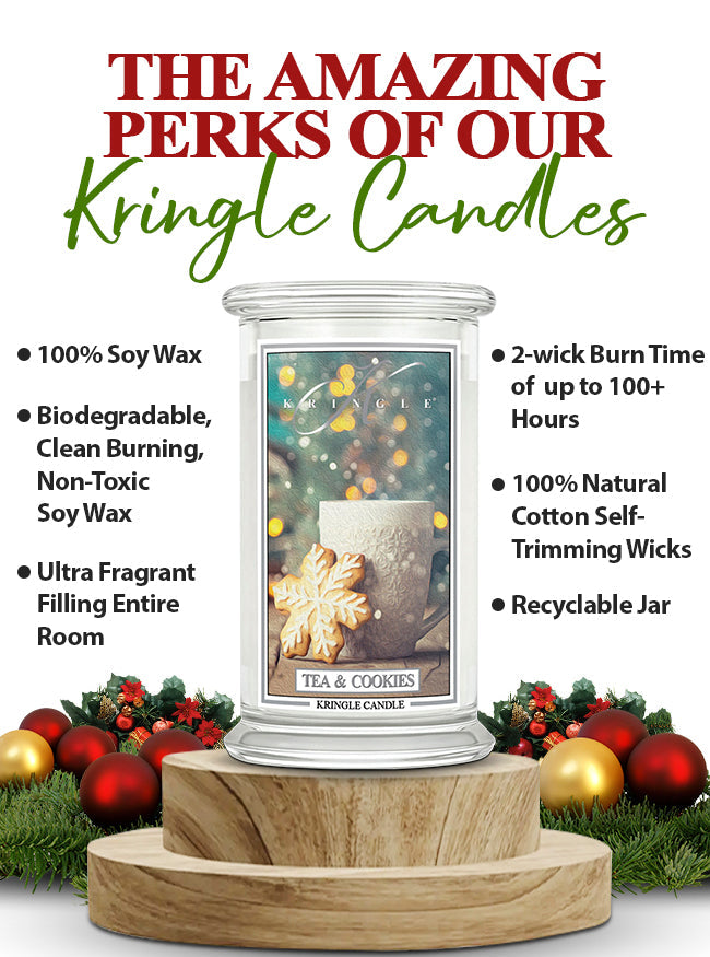 Tea & Cookies NEW! | Soy Candle - Kringle Candle Israel