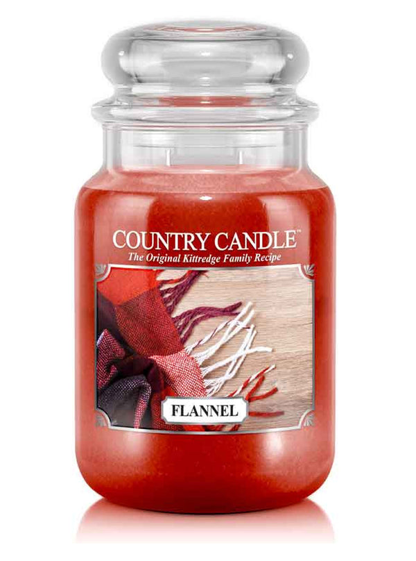 Flannel Large Jar Candle