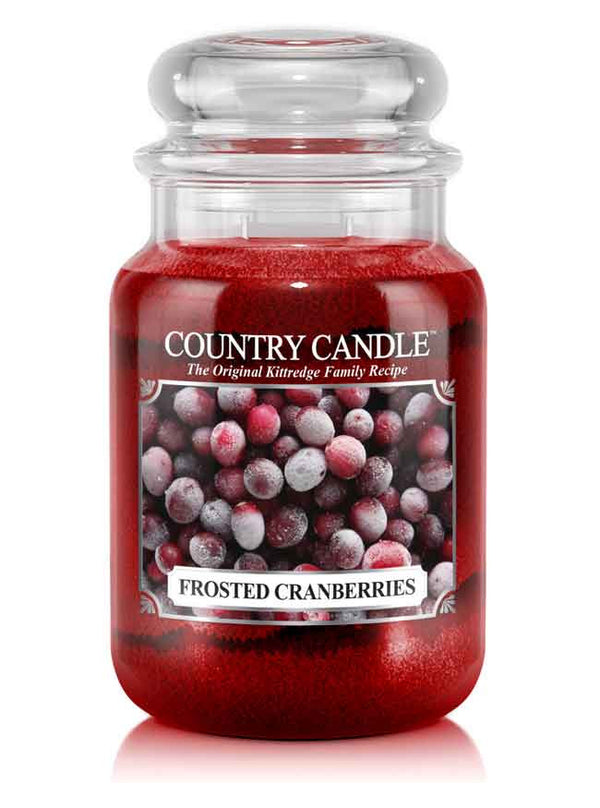 Frosted Cranberries Large Jar Candle