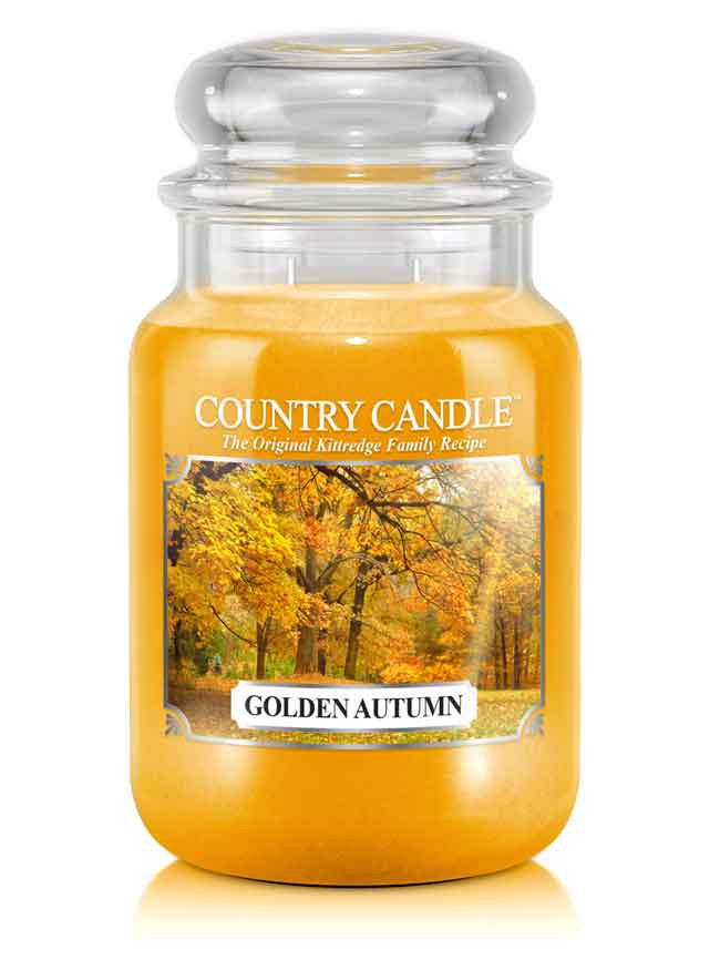 Golden Autumn Large Jar Candle