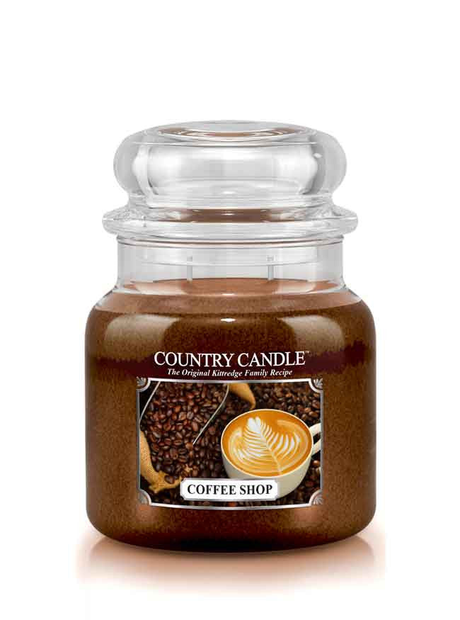 Coffee Shop Medium Jar Candle - Kringle Candle Israel