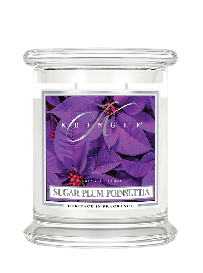 Sugar Plum Poinsettia Medium Classic Jar