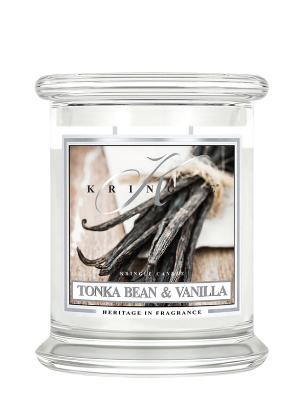 Tonka Bean & Vanilla Medium Classic Jar - Kringle Candle Israel