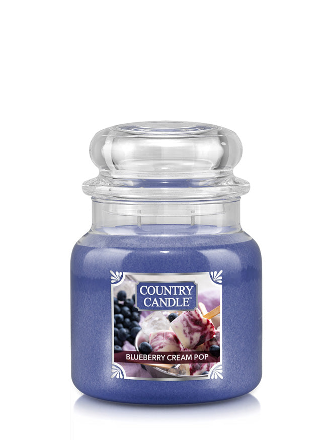 Blueberry Cream Pop Medium | Soy Candle