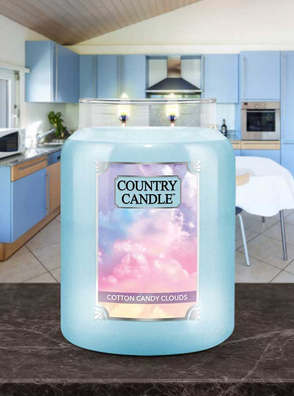 Cotton Candy Clouds Large Jar Candle