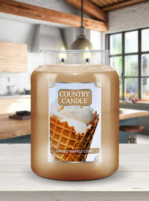 Salted Waffle Cone Large Jar Candle