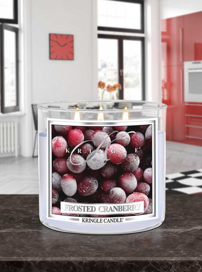 Frosted Cranberry | Soy Blend - Kringle Candle Israel