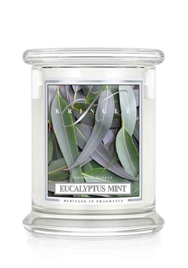 Eucalyptus Mint Medium Classic Jar - Kringle Candle Israel
