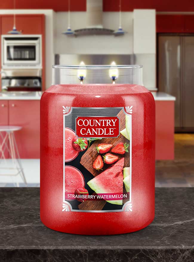Strawberry Watermelon Large Jar Candle