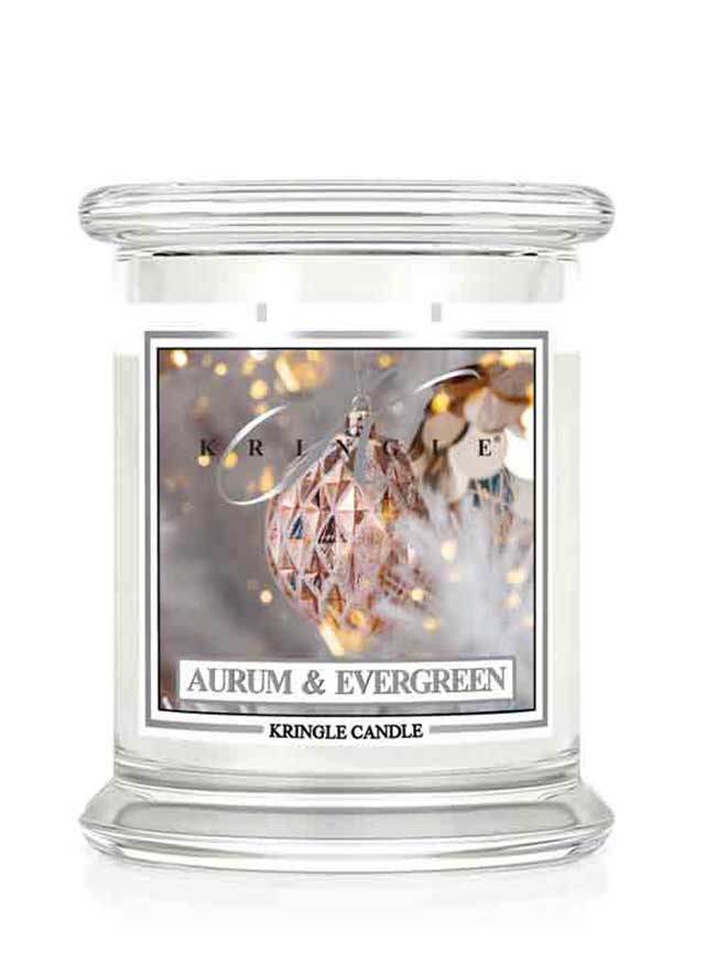 Aurum & Evergreen  I Soy Candle - Kringle Candle Israel